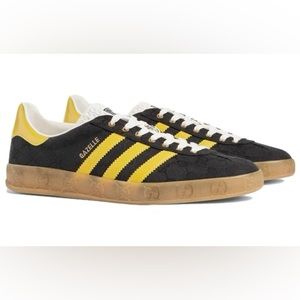 Adidas x Gucci Gazelle Black and Yellow